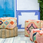 FLOOR CUSHIONS & OTTOMANS