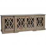 BOSTON ENTERTAINMENT UNIT ANTIQUED NATURAL