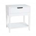 Arco Bedside Table White