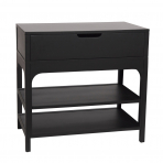 Arco Large Bedside Table Black