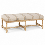 Bobbin Ottoman / Stripe