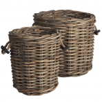 Corbeille Roper Round Baskets Set/2