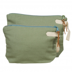 Aurora Cosmetic Bags Set/2 Sage