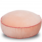 Classic Round Floor Cushion Cover Pink