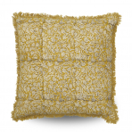 Clovelly Clementine Cushion Cover Mustard