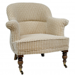 Halston Slipper Chair / Stripe