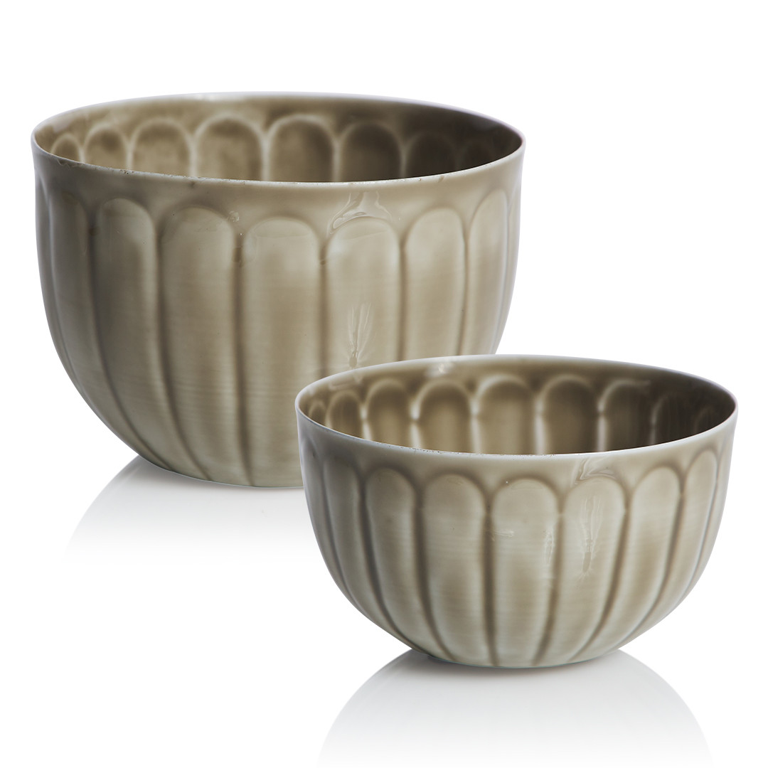 Bazaar Bowl Set/2 Ash