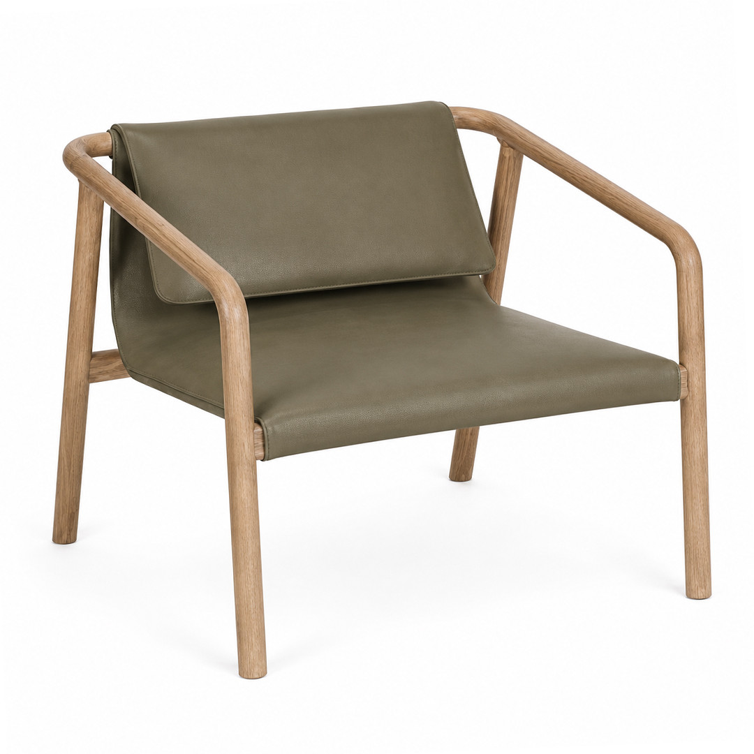 Haven Leather Armchair / Olive Haven Leather Armchair / Olive