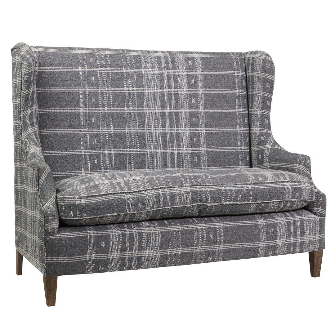 Providence High Back Sofa / Charcoal