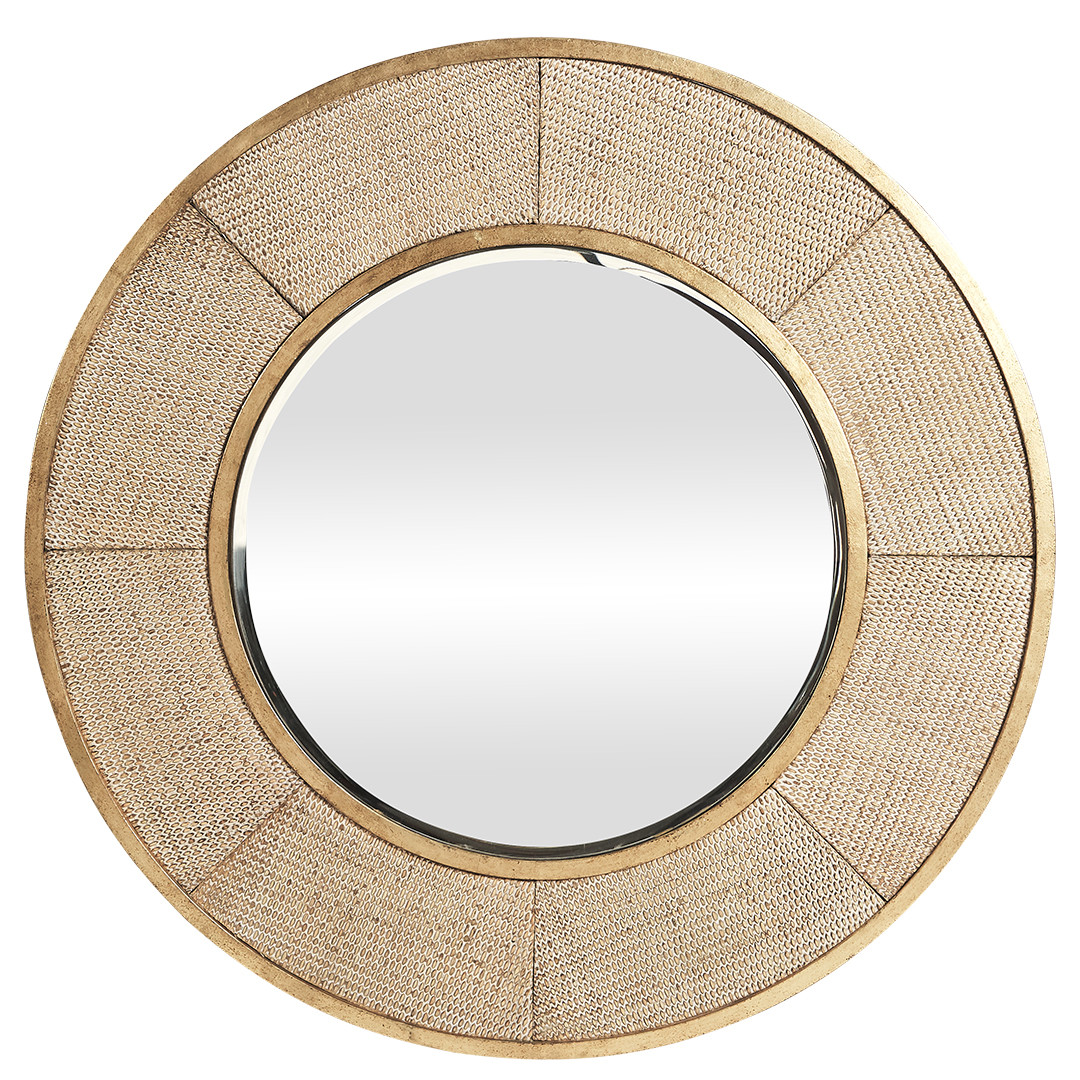 Raffles Round Mirror Gold