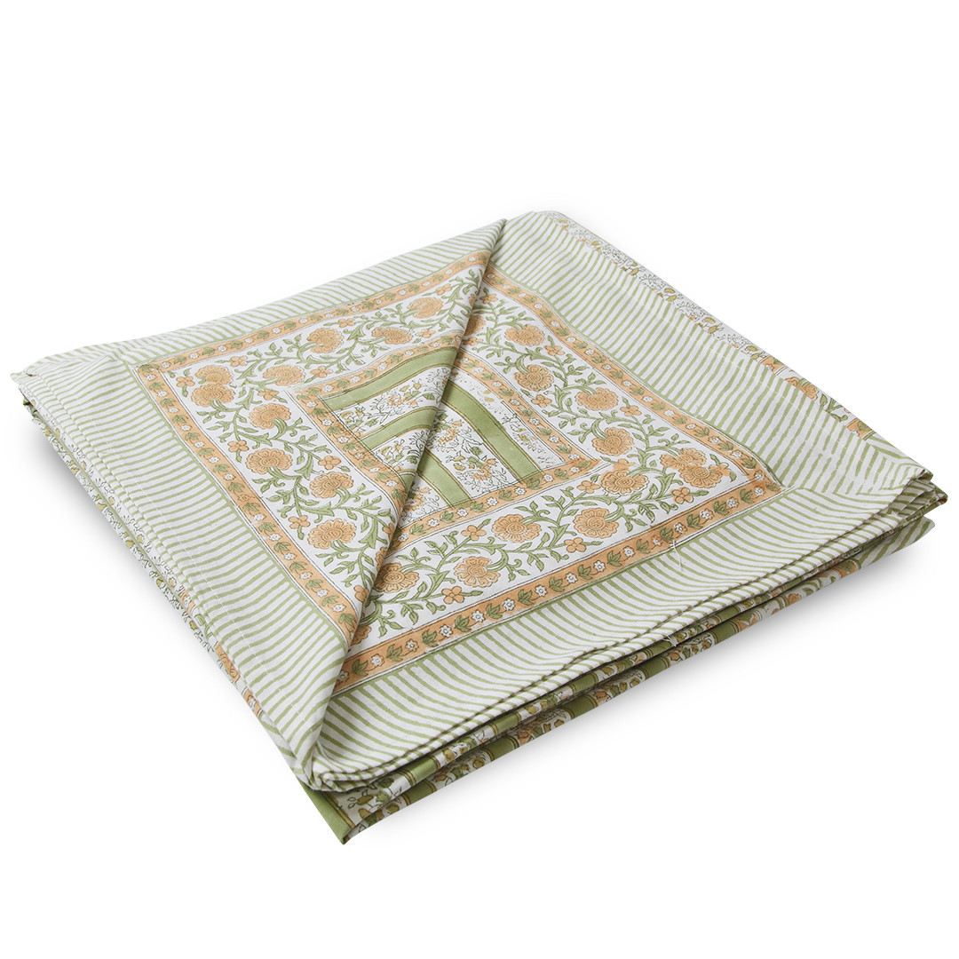 Garden Path Tablecloth / Large Garden Path Tablecloth / Large
