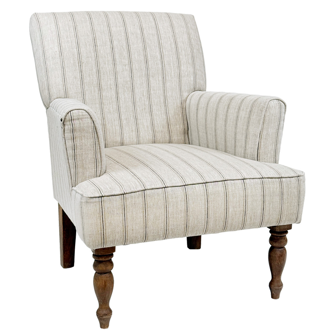 Boston Armchair / Pinstripe