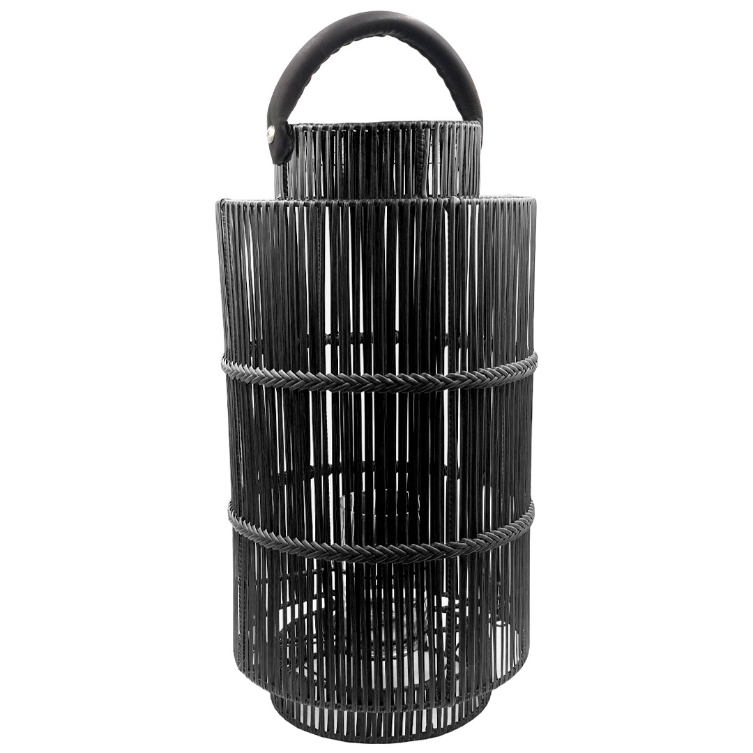 Pavillion Rhodes Outdoor Lantern Large Black