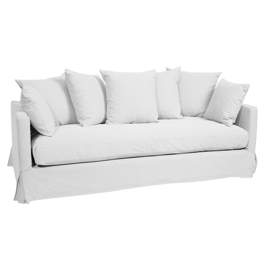 Hastings 3 Seater Sofa / White