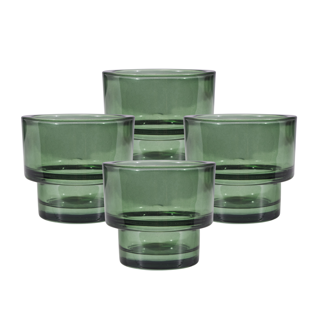 Lune Den Votive Green Set/4