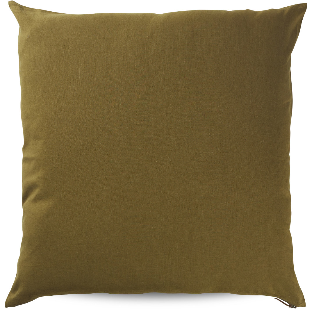 Panama Floor Cushion Cover Olive