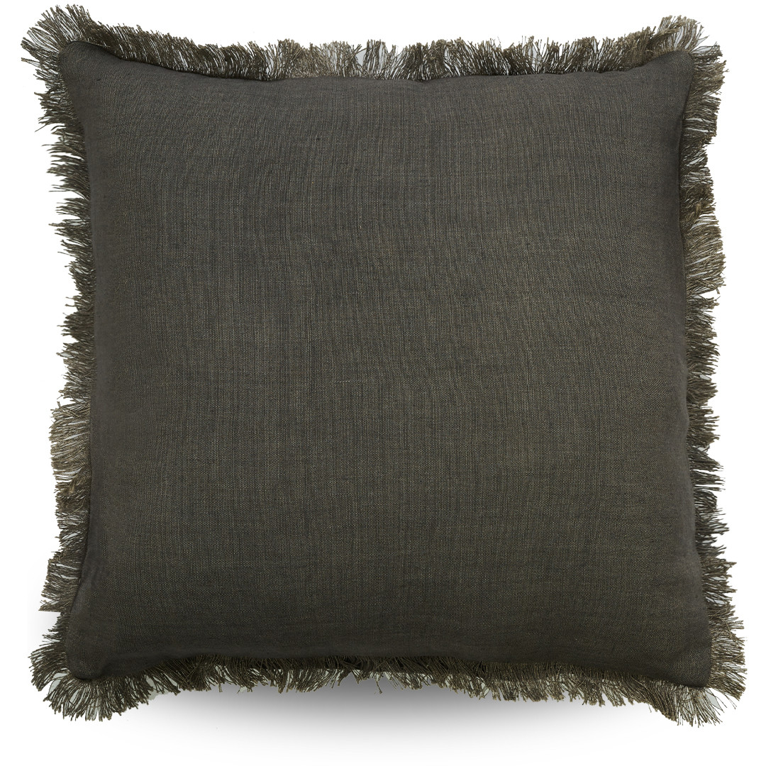 Capella Fringe Cushion Cover Stone