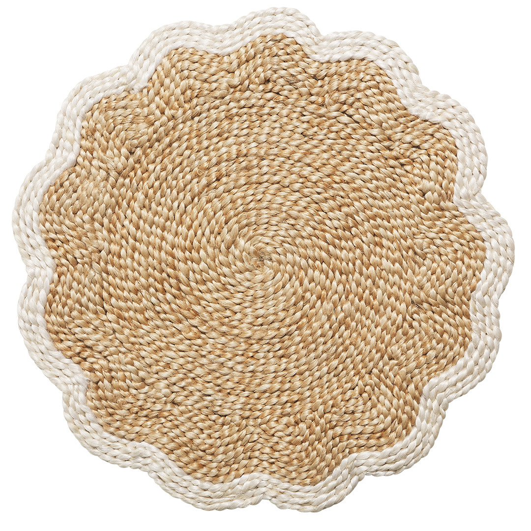 Paloma Scalloped Placemat Set/4