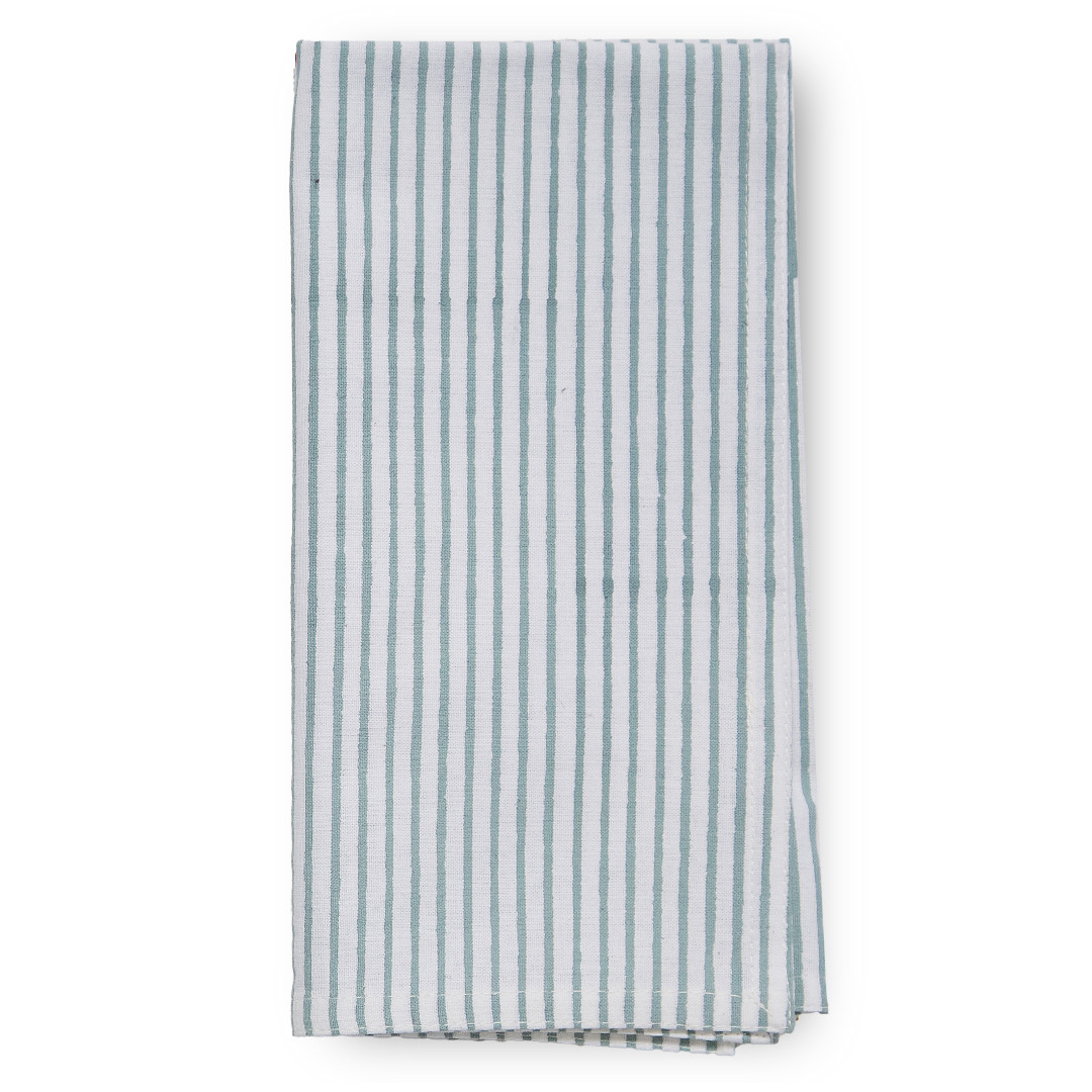 Bromley Stripe Napkin / Sage