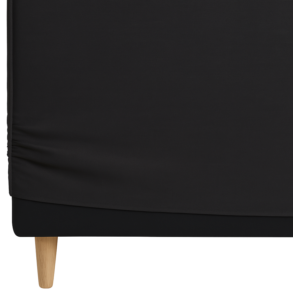 Sloane Tuft Bedhead Loose Cover Charcoal / King