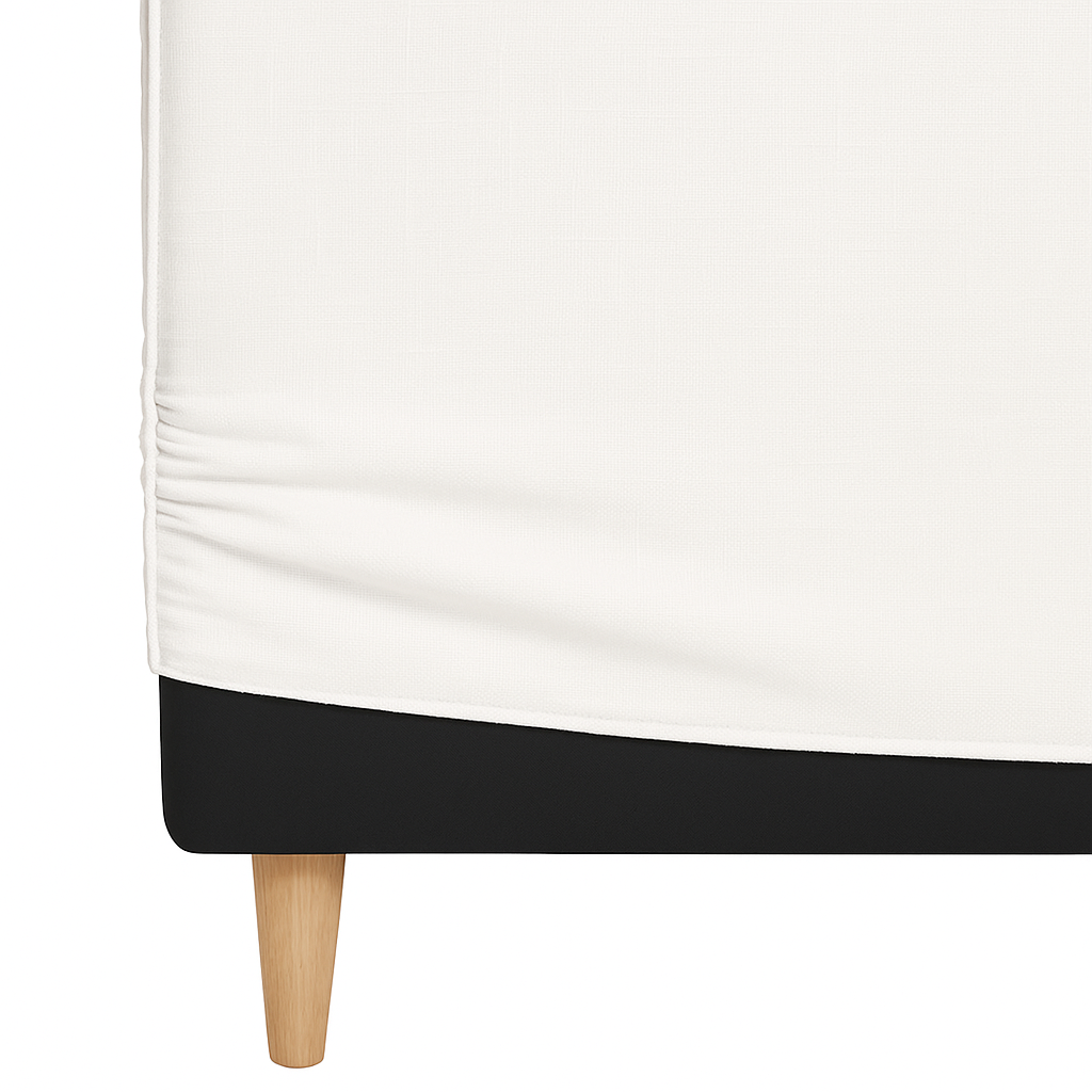 Sloane Tuft Bedhead Loose Cover Ivory / King
