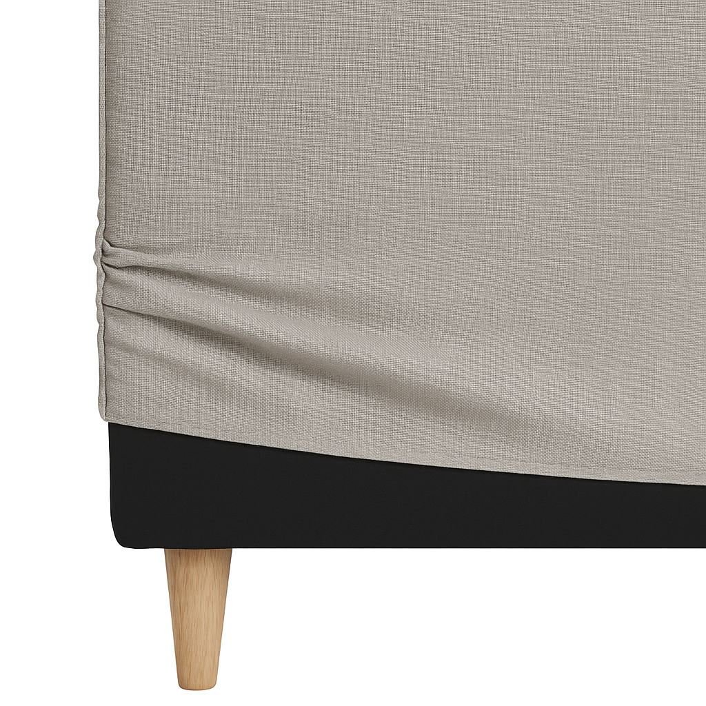 Sloane Tuft Bedhead Loose Cover Natural / Queen
