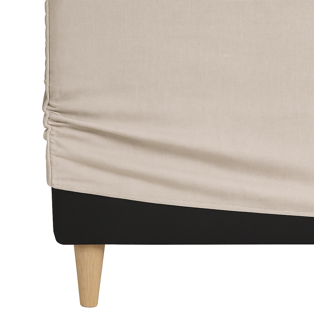 Sloane Tuft Bedhead Loose Cover Charcoal / King