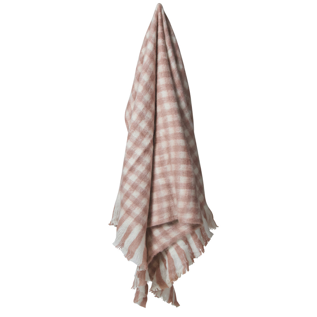 Checking Throw / Taupe